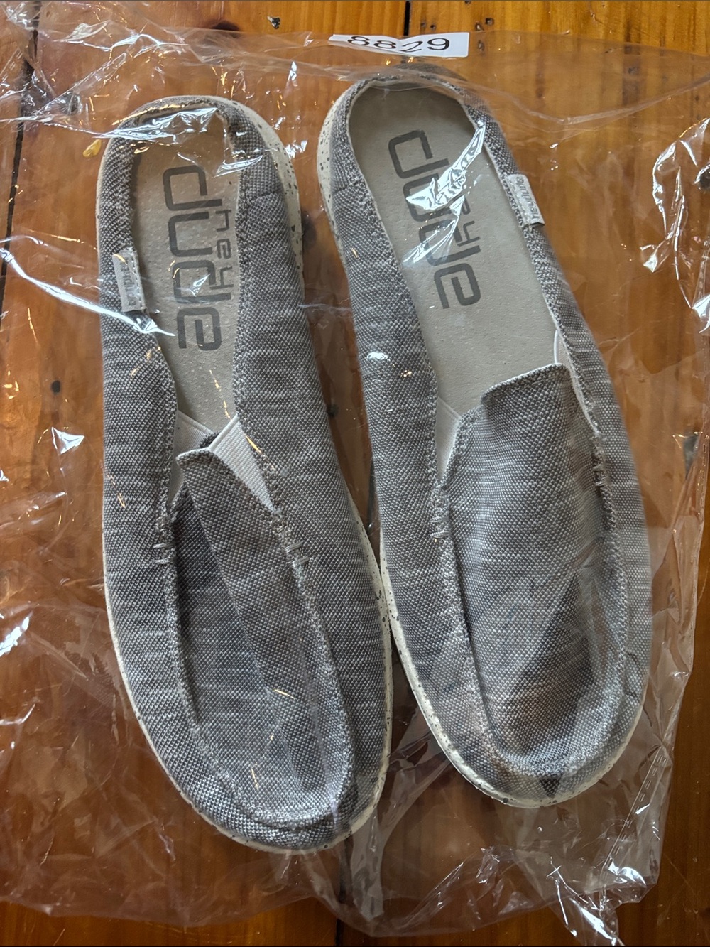 Hey Dude Lexi Stretch Gray Womens Size 9‎ Casual Walking Comfort Slip On Shoes